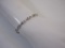 Sterling Silver and CZ Bracelet, 9.9 g