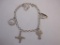 Sterling Silver Irish Charm Bracelet, 6.7 g