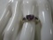 Sterling Silver Ring with Amethyst Gemstone, size 6.75, 4.3 g total weight