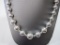 Large Sterling Silver Ball Necklace, 58.3 g