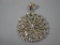 Sparkling 14K Gold Multi-Layered Pendant, 4.9 g