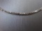14K White Gold Linked Box Chain Necklace, 4.3 g