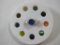 Sterling Silver Ring with Interchangeable Stones, size 6.75, 4.9 g without stone