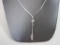 Sterling Silver Necklace with Disco Ball Accents, 10.4 g