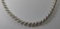 Sterling Silver Macaroni Link Necklace, Italy, 16.5 g
