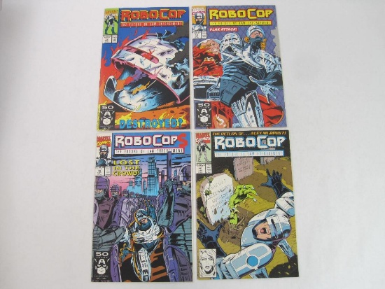 Four 1991 RoboCop Comic Books, No. 13 through #16, 7oz ...