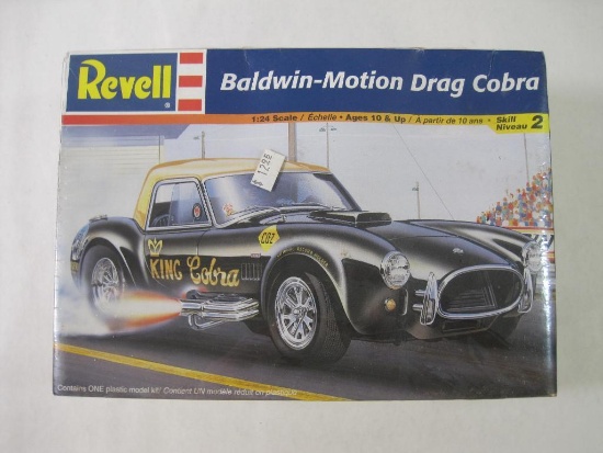 Revell Baldwin-Motion Drag Cobra Model Kit, 1/24 Scale, Factory Sealed, No. 85-7664, 12 oz