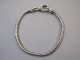 Judith Ripka Sterling Silver CZ Bracelet, 9.8 g
