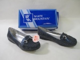 White Mountain Vendor Style Prize Women's Loafers in Navy Size 9W, In Box, See Photos for Condition,