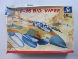 Italeri F-16 BID Viper Model Kit, 1:48 Scale, Unassembled, No. 848, In Original Box, 14 oz