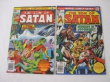 Two Son of Satan Comics by Marvel Comics Group, Includes Son of Satan Vol 1 Nos 6-7 Oct-Dec 1976,