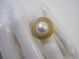 Honora 14K Gold Pearl Ring, size 6.5, 4.1 g total weight