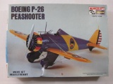 Hasegawa Minicraft Boeing P-26 Peashooter Model Kit, 1/32 Scale, Unassembled, No. 1092, In Original