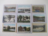 Vintage Postcards of Pennsylvania Covered Bridges, including Harrisburg, Reading, Berkley PA and