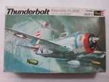 Revell Thunderbolt Republic P-47D Model Kit, 1/32 Scale, Unassembled, No. H-296, 1969, In Original
