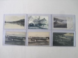 Vintage Postcards of Pennsylvania Covered Bridges, including Loyalsock, Linfield, Harrisburg PA and