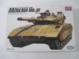 Academy Hobby Model Kits Israeli Main Battle Tank, Merkava MK.III, 1/35 Scale, No. 1398, 1999, In