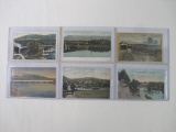Vintage Postcards of Pennsylvania Covered Bridges, including Delaware Water Gap, Lock Haven,