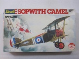 Revell WW I Aces Sopwith Camel Model Kit, 1/28 Scale, T-Shirt Iron-on Missing, Unassembled, No.