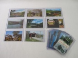 Postcards of Vermont Covered Bridges, including Rockingham, Waitsfield and Lyndon, VT and Others,