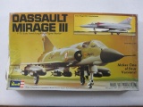 Revell Dassault Mirage III, French Long-Range Fighter/Bomber Model Kit, 1/72 Scale, Unassembled, No.