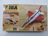 Revell General Dynamics F-16 Model Kit, 1/72 Scale, Partially assembled (See Photos), No. H-222,