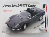 Testors Fujimi Ferrari Dino 246 GTS Spyder Model Kit, 1/24 Scale, Unassembled, No. 399, 1988, In