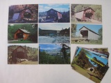 Postcards of Oregon Covered Bridges, including Waldport, Chitwood, Lincoln County, Oregon and