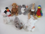 Ty Beanie Babies, Includes Eight Beanie Babies Including Mystic, Stretch, Spike and More, 2lbs