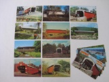 Postcards of Pennsylvania Covered Bridges, including Lancaster, Pennsylvania Dutch Country, Valley