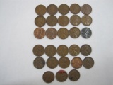 Assorted US Wheat Back Pennies including 1956D, 1954D, 1948D, 1943 and more