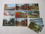 Postcards of Vermont Covered Bridges, including Cambridge Junction, Grafton, Montgomery VT, and