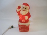Vintage Santa Chimney Blow Mold, Dapol Industries, made in USA, 8 oz