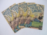 Four Copies of Where There's Smoke 1963, An American Cancer Society Campaign From 1963 to Raise