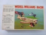 Williams Bros. Inc. Wedell-Williams Racer Model Kit, 1/32 Scale, Unassembled, Factory Sealed Parts,