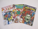 Three Marvel Comic Books: Contest of Champions No. 3 (Aug 1982), Marvel Saga No. 1 (Dec 1985), The