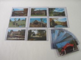 Postcards of Vermont Covered Bridges, including West Woodstock, Rutland, Johnson VT and Others,