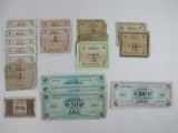 Assorted Italian Paper Currency, most from 1943, see pictures for condition