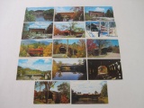 Postcards of New Hampshire Covered Bridges, including The White Mountains, Albany, Jackson NH, and