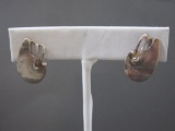 Sterling Silver Earrings, 2.3 g