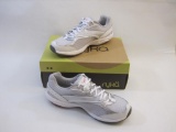 Ryka White/Silver Mesh Sneakers/Walking Shoes, size 9W, new in box, 1 lb 8 oz