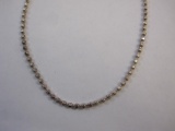 Sterling Silver Ball Chain Necklace, 8.7 g