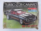 Monogram Chevrolet Turbo Z/28 Camaro Model Kit, Big 1/20 Scale, Unassembled, No. 2403, 1980 In