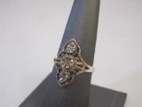 Beverly Hills Silver Statement Ring, 925, size 8, 2.7 g