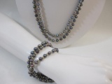 Hawaiian Pearl Jewelry including 2 necklaces, bracelet and earrings