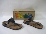 Birki's by Birkenstock Flores Sandal's, Birko-Flor Black Patent, Size 39-Womens 8.5-9, New in Box, 1