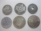 Japan Coins including 1941 10 Sen, 1941 5 Sen, 1966 100 Yen and more