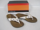 Vionic Shoes Eve Sandals in White, Size 9W, With Orthaheel Technology, New in Box, 1.5lbs