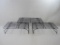 Wire Folding Cabinet Shelves, Black Stackable Set of Three, 9.5 x 13.5 inches, , made in Taiwan