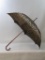 Dennis by Dennis Basso Animal Print Umbrella, 100% Nylon , Wood Handle and Stem